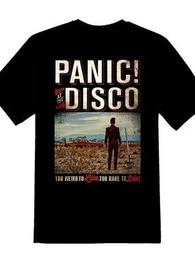 Manhead Panic at the Disco Band Merchandise Concert Unisex Rock Festival  Casual
